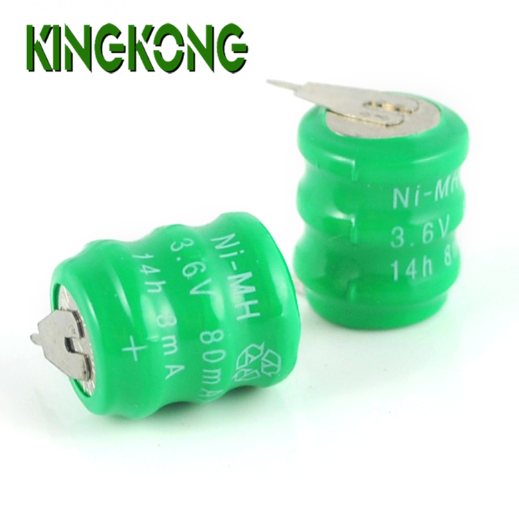 assembling 160mAh 32mA 1.2V Ni-MH button cell batteries for electronic products